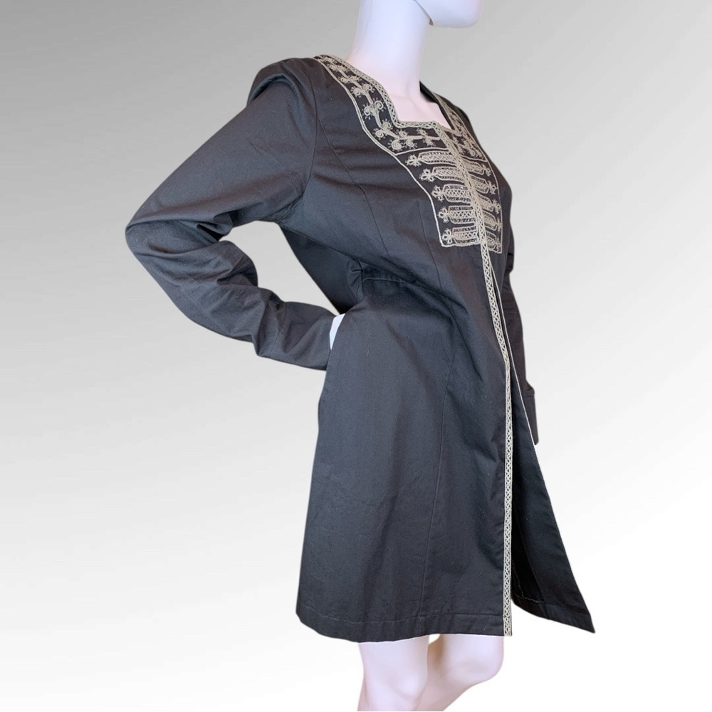 CAbi Charcoal Gray Turkish Delight Military Coat - Picture 8 of 12